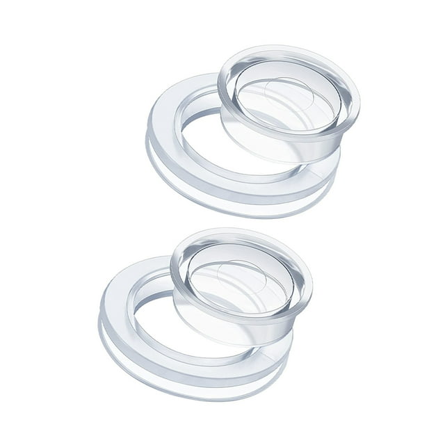 Tapa de anillo de paraguas de silicona 2 piezas transparente Bearachild