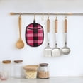 thumbnail image 4 of Multi-Functional Oven Silicone Pot Pad 7.5×9.4in Anti-Slip Heat-Insulating Pad Baking Gloves Heat-Resistant Cotton Layer 1 Pc Hotpink Buffalo Plaid Check Tartan Scotland_1, 4 of 7