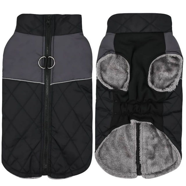 (2 Pack) Pet Clothes Reflective Winter Warm Dog Coat for Small Medium Large Dogs – Stylish and Functional Outerwear for All Breeds