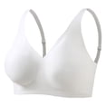 thumbnail image 2 of Bixock Sports Bras for Women Solid Color Wireless Back Closure Adjustable Straps Beautiful Back Breathable Support for Running Yoga Fitness Wear Bra, 2 of 5