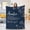 40x30inch(102cmx76cm), variant on Soft Flannel Blanket for Auntie with Heartfelt Message "Every Time You Snuggle This Blanket, Feel the Warmth Knowing It'S a Big Hug from Us. We Love You!" Navy Blue with White Floral Design, Perfect