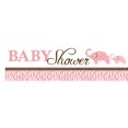 thumbnail image 1 of Creative Converting Baby Shower Wild Safari Pink Giant Party Banner, 60-Inch, 1 of 1