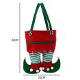 thumbnail image 3 of Bolsas Elfo Navidad Terciopelo Papá Noel Fiesta Festival (A), 3 of 7