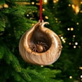 thumbnail image 4 of Binwennn Chandelier Christmas Ceramic Decorations Animal Christmas Ornament Christmas Tree Animal Pattern 2D Acrylic Ornament Animal Decoration Seasonal For Christmas Tree Ceiling Christmas, 4 of 5