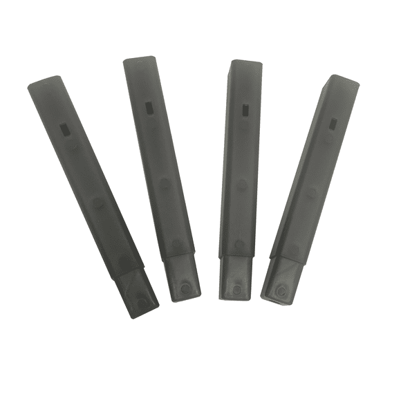 PLASTICO 4 Pieds Supplémentaires pour Construire un Porte-Bagages 4 Niveaux de Couleur ANTHRACITE
