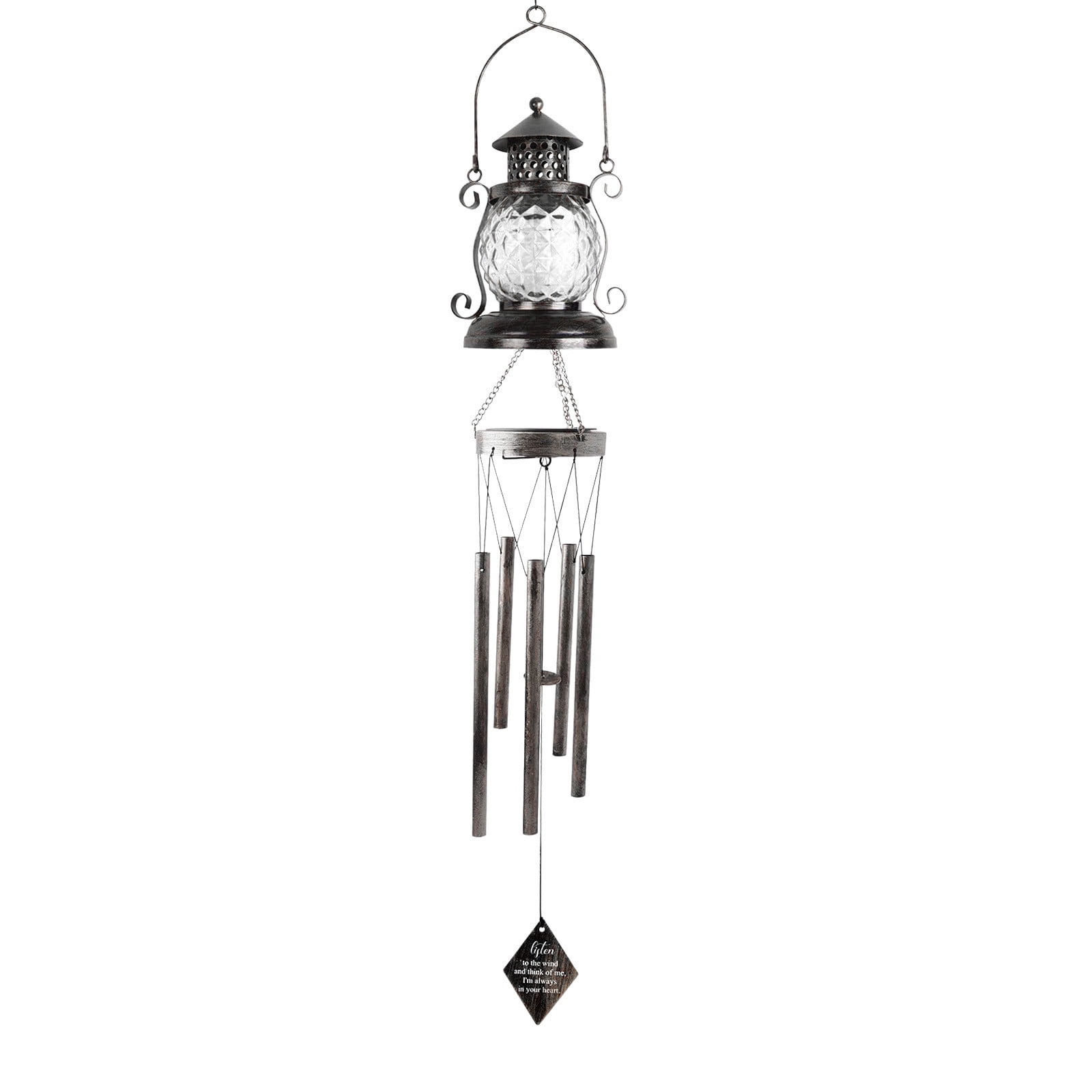 Solar Wind Chimes Outdoor,Waterproof Metal Wind Bells,Decorative Garden Chime Lights,Gift for Mom Grandma,Auto On/Off,Solar Powered,No Wiring Needed,Romantic Ambiance Holiday Gifts