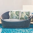 thumbnail image 2 of Stupell Industries Modern Passiflora Circles 2 Piece Outdoor Printed Pillow Set design by Grace Popp, 18 x 7 x 18, 2 of 6
