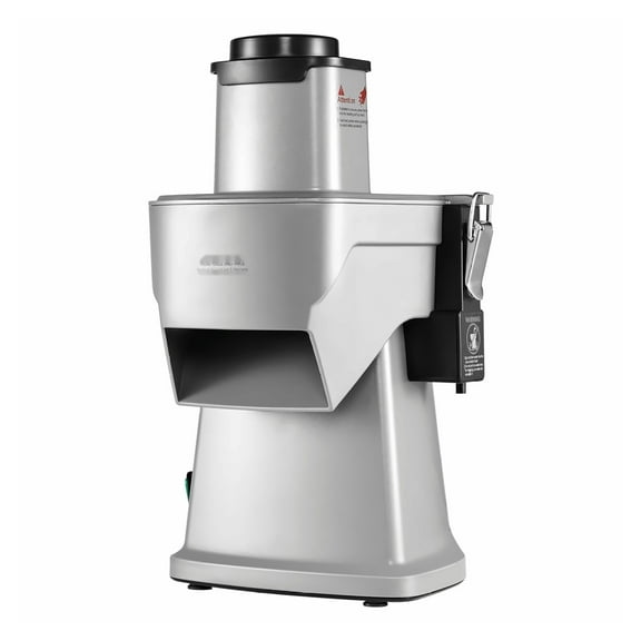 Electric Vegetable Slicer, 4 in 1 Food Chopper - 200W Cutter for Slicing, Shredding, Dicing, Julienne - Commercial & Home Use with Gloves