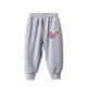 thumbnail image 1 of Odeerbi 3-10 Años Niños Niñas Pantalones de Algodón Con Estampado de Amor Pantalones de Deporte Casual Con Bolsillos, 1 of 4