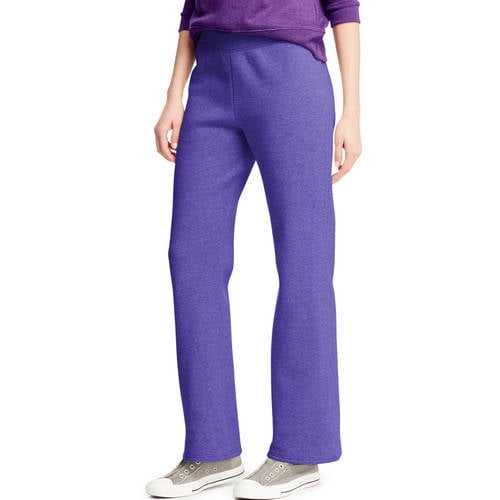 open bottom fleece pants