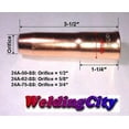 thumbnail image 2 of WeldingCity 2-pk Gas Nozzle 24A-62-SS (Short-Stop) 5/8" for MIG Welding Gun Tweco Professional #3/#4 and Lincoln 300-450 (Pack of 2 Nozzles), 2 of 3