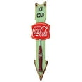 thumbnail image 3 of Coca-Cola 90153896-S Ice Cold Embossed Tin Arrow Sign, 3 of 3