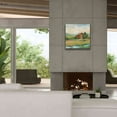 thumbnail image 4 of Epic Graffiti 'Springtime Farm Pastel' by Silvia Vassileva, Canvas Wall Art, 26"x26", 4 of 8