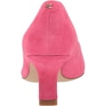 thumbnail image 3 of Sam Edelman Bianka Dahlia Pink Pointed Toe Kitten Heel Slip On Fashion Pumps (Dahlia Pink, 6), 3 of 6