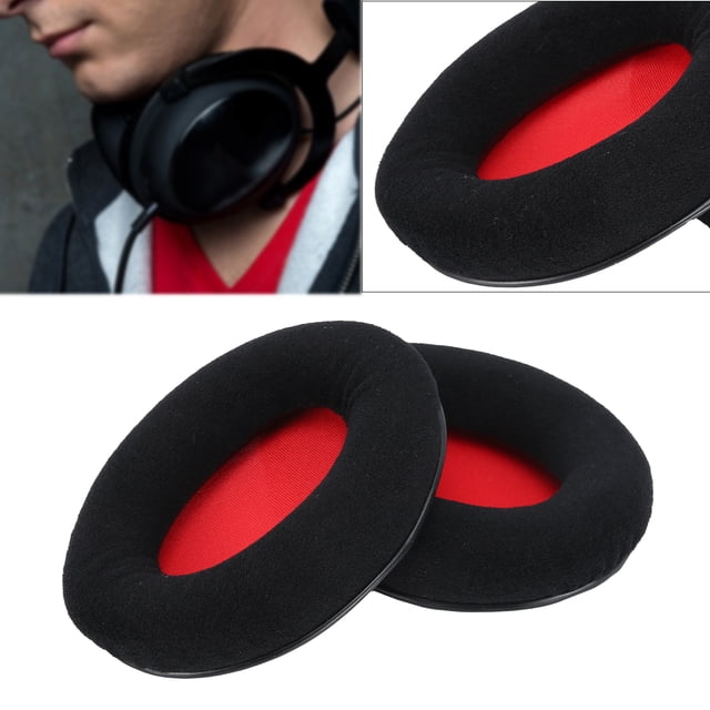 Ear Cushions Replacement, Flexible High Compatibility High Elasticity Headset Earpads For KHX-HSCP II Headphones