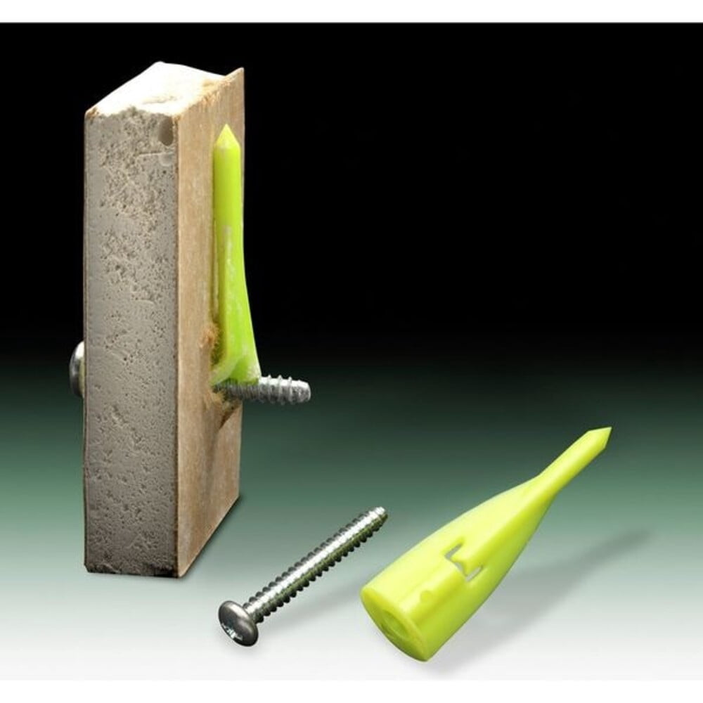 Wallclaw Anchors Wall Anchor,Plastic,2 in L,PK50 PCK-WC50-YS
