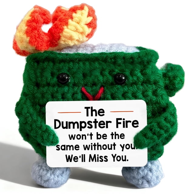 Regalo de despedida WITTSPOT muñeco de peluche tejido a mano para apoyo emocional