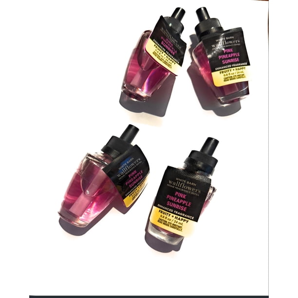 Relleno de fragancia Bath & Body Works Wallflowers, 24 ml, paquete de 4