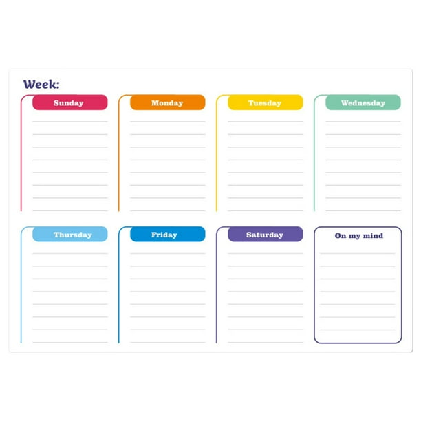 Herramientas y mejoras para el hogar Calendario mensual magnético Adhesivo para refrigerador personalizado Calendario borrable Tablero de mensajes Pizarra blanca suave Tablero de escritura para mascot
