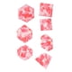 thumbnail image 4 of Juego de Dados ANGGREK 7 Piezas Resina Rosa Rotación Suave, 4 of 8