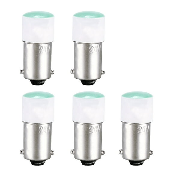 Bulbs 24V, Dashboard Light Green, BA9s Base Bulb 5Pcs
