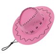 thumbnail image 2 of Sombrero de verano para niños, sombrero de vaquero decorativo, sombrero de vaquera, decoración de sombrero pequeño para niños al aire libre, 2 of 5