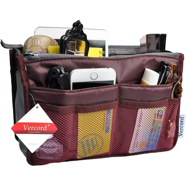 Vercord Purse Organizer Insert for Handbags Bag Organizers Inside Tote