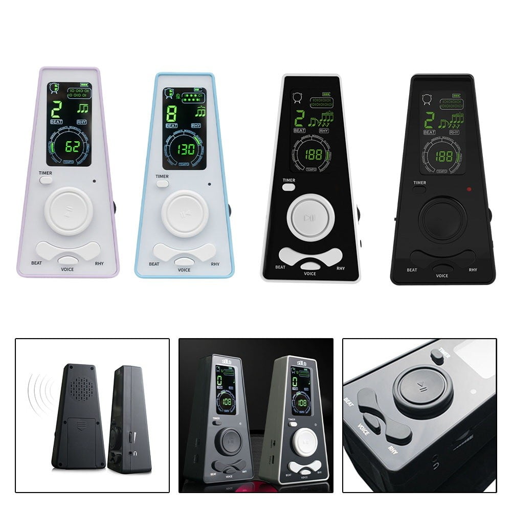 Electronic Digital Metronome Timer With Volume and Beat Speed Control