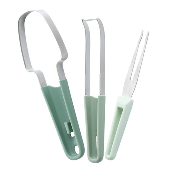 WORGEOUS 1 Set Handheld Watermelon Cutting Tool Stainless Steel Fruit Cutting Tool Watermelon Slicer