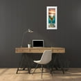 thumbnail image 3 of Murray Henderson Fine Art 11x24 White Modern Wood Framed Museum Art Print Titled - Martini Beach Sundown, 3 of 4