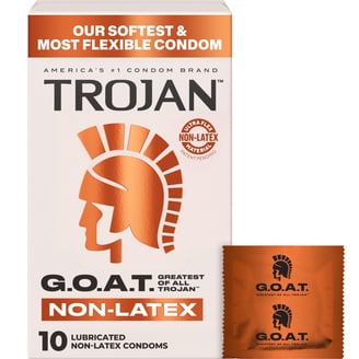 Trojan NaturaLamb Latex Free Luxury Condoms, 3 Count (Pack of 1