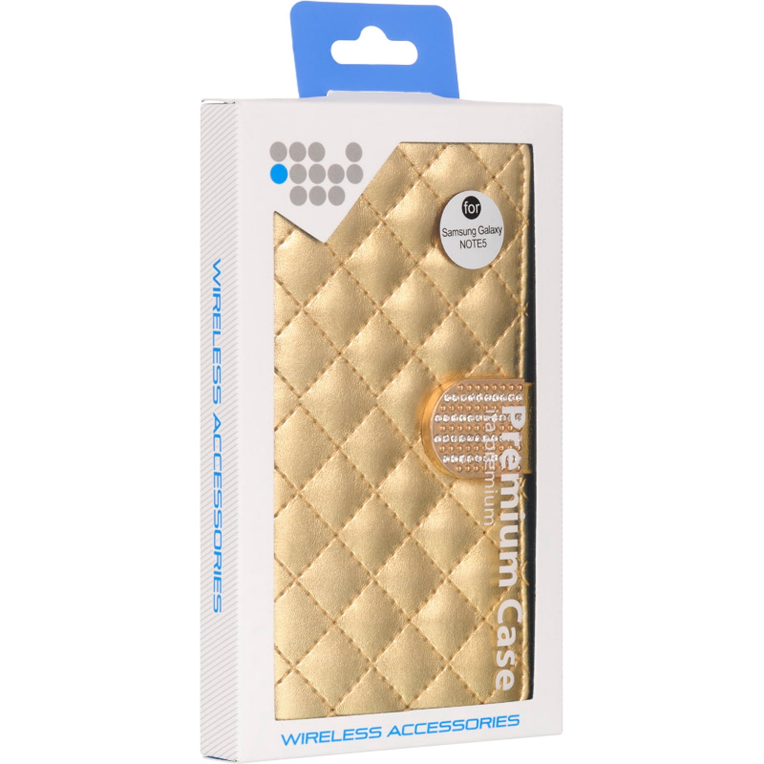 Chic Fashion Quilted Design Pattern Wallet Case for Samsung Note 5 (Exact Perfect Fit)