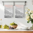 thumbnail image 3 of Gray Black Coastal Wave Kitchen Towels Set of 4, Summer Modern Ocean Beach Absorbent Dish Towels for Kitchen, Microfiber Hand Towel, Quick Drying Tea Towel for Cleaning Decorative Dishcloths, 3 of 7