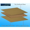 thumbnail image 5 of Corrugated Cardboard Sheets 4mm - 3/16" Thick 12x12- 50 Pack. Filler Insert Pads, Brown Frame Backing Rectangular & Square Flat Boards for Art&Crafts, DIY Projects, Mailing,Dividers & Packaging, 5 of 6