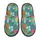 thumbnail image 1 of Fotbe Pineapple Pantuflas Peludas para Mujer con Estampado, Zapatillas de Peluche, Zapatos de Invierno para Casa, Uso Interior y Exterior-Medium, 1 of 8