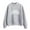 Gray, variant on Sweatshirts for Women ZHUGeLI Pullover Women's Christmas Printing Solid Loose Long Sleeve Round Neck Sweatshirt Casual Pullover Shirts Pullover Sweatshirt Women Sweatshirt Top