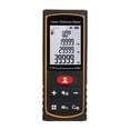 thumbnail image 1 of Tignapoo Compact Laser Distance Meter with Angle Sensor, Multi-Unit Switch (m/ft/in), High Precision for Distance/Area/Volume/Pythagoras, Portable Black DC60 with Batteries Included, 1 of 7