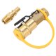 thumbnail image 1 of Válvula De Conexión Rápida De Gas, Adaptador De Conexión Rápida De Gas De 1/4 De Pulgada, Rosca Precisa Para Parrilla Portátil, 1 of 7