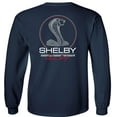 thumbnail image 3 of Fair Game Shelby Cobra Legendary Racing Circle Long Sleeve Shirt-Navy-5x, 3 of 6