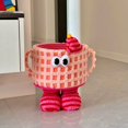 thumbnail image 4 of ZenCart Cartoon Storage Basket with Eyes Legs Large Capacity Vibrant Color Adorable Storage Box Multi-functional Organizer, 4 of 8