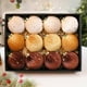 thumbnail image 1 of Adornos Navideños de Terciopelo Xiying (Paquete de 12), Bolas de Tela Festivas con Lazo para Colgar, Ideales para Decorar Árboles, Coronas y Guirnaldas Navideñas., 1 of 6