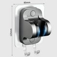 thumbnail image 2 of No-punch Shower Head Bracket With Hook Adjustable Shower Base Holder, 2 of 9