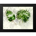 thumbnail image 2 of Young, Chamira 24x19 Black Modern Framed Museum Art Print Titled - Double Leaf, 2 of 5