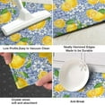 thumbnail image 6 of Lemon Kitchen Rugs and Mats Retro Green Lemon Non Slip Washable Kitchen Mats for Floor Vintage Home Door Mat Sets of 2 Decorations 17"x30"+17"x47", 6 of 6