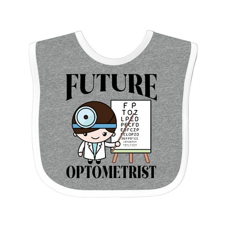 

Inktastic Future Optometrist Eye Doctor Gift Baby Boy Bib