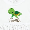 thumbnail image 4 of Inktastic Little Turtle Girls Baby Dress, 4 of 5