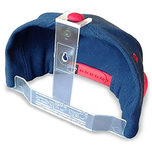 Baseball Cap Display; Wall Mounted Hat Rack; Baseball Cap Storage & Organization; Great for Cap Collectors 24 