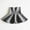Gray, variant on Girls Solid Fleece Ruffle Hem Mini Skirt Fall Winter Classic Daily Matching Sizes 3-13Y