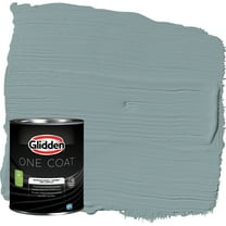 Glidden One Coat Interior Paint and Primer, Aqua Smoke / Blue, 1 Quart, Eggshell