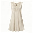 thumbnail image 5 of Iyufng Casual Summer Short Dresses for Women Round Neck Loose Fit Sleeveless Dress, 5 of 5